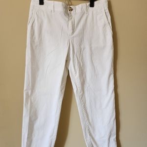 Banana Republic White Chino Pants